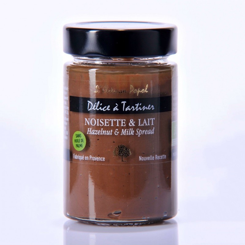Pâte à tartiner Lait Noisette 58% - Tartinable sans cacao 